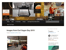 Tablet Screenshot of carlsaganday.com